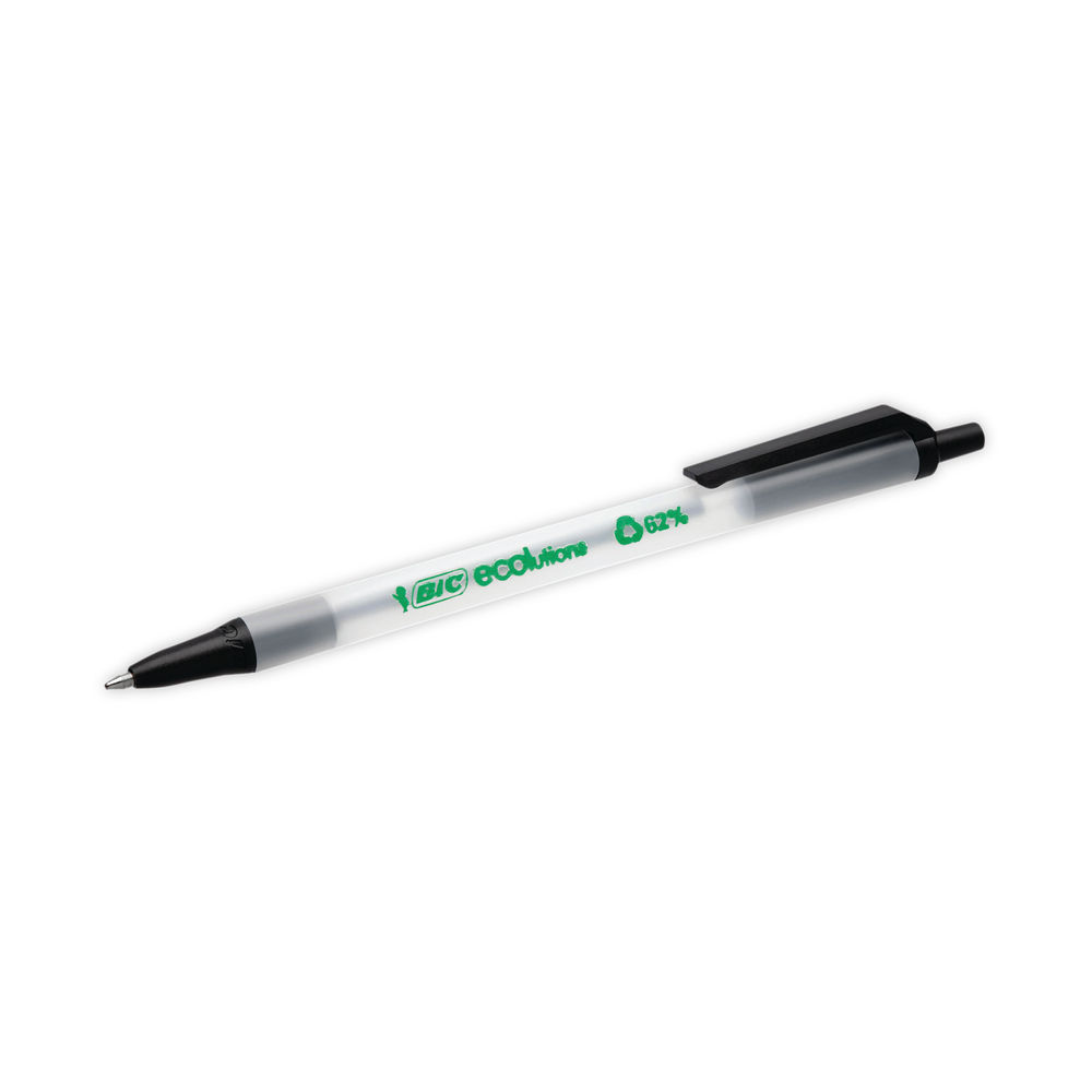 Bic Clic Stick Ecolutions Black Pen (Pack of 50)