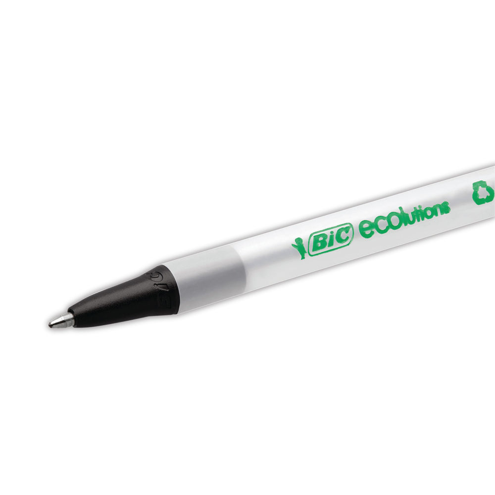 Bic Clic Stick Ecolutions Black Pen (Pack of 50)