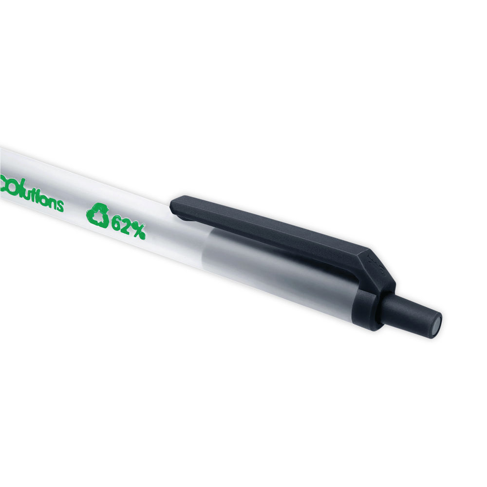 Bic Clic Stick Ecolutions Black Pen (Pack of 50)