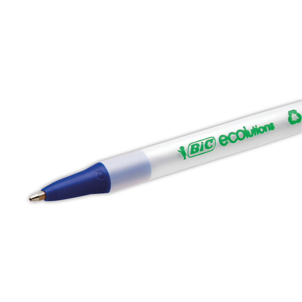 BIC Clic Stick Ecolutions Blue Pen (Pack of 50)