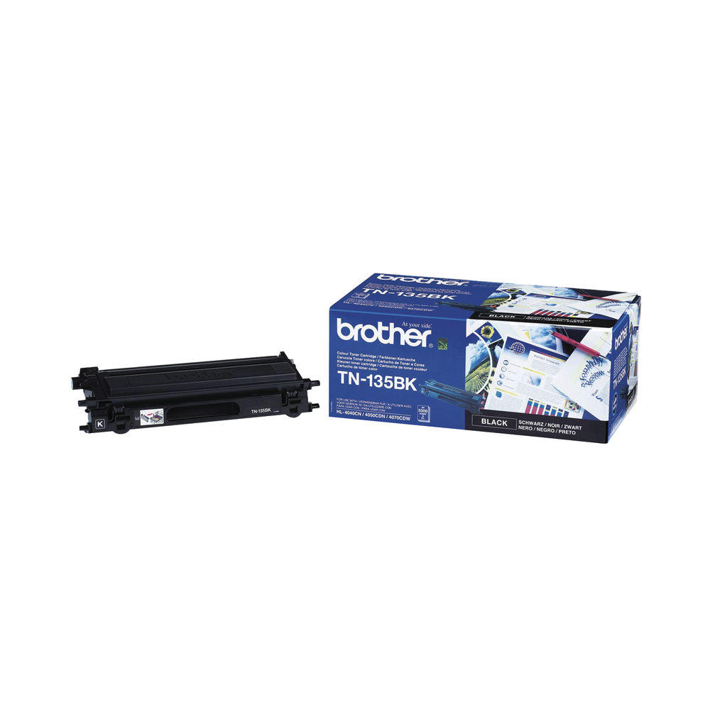 Brother TN-135BK Toner Cartridge High Yield Black TN135BK