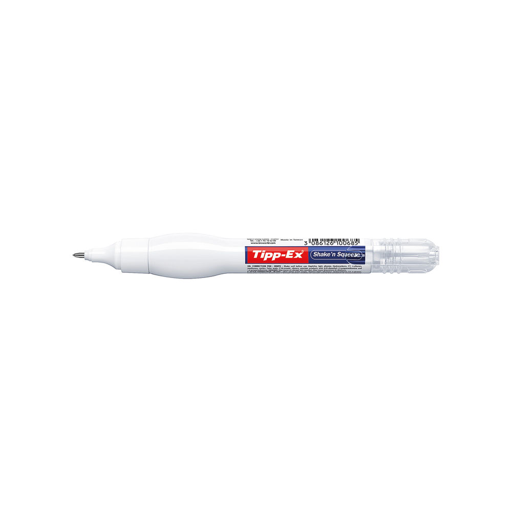 Tipp-Ex Tippex Shake n Squeeze Fine Point Metal Tip Correction Pen Fluid