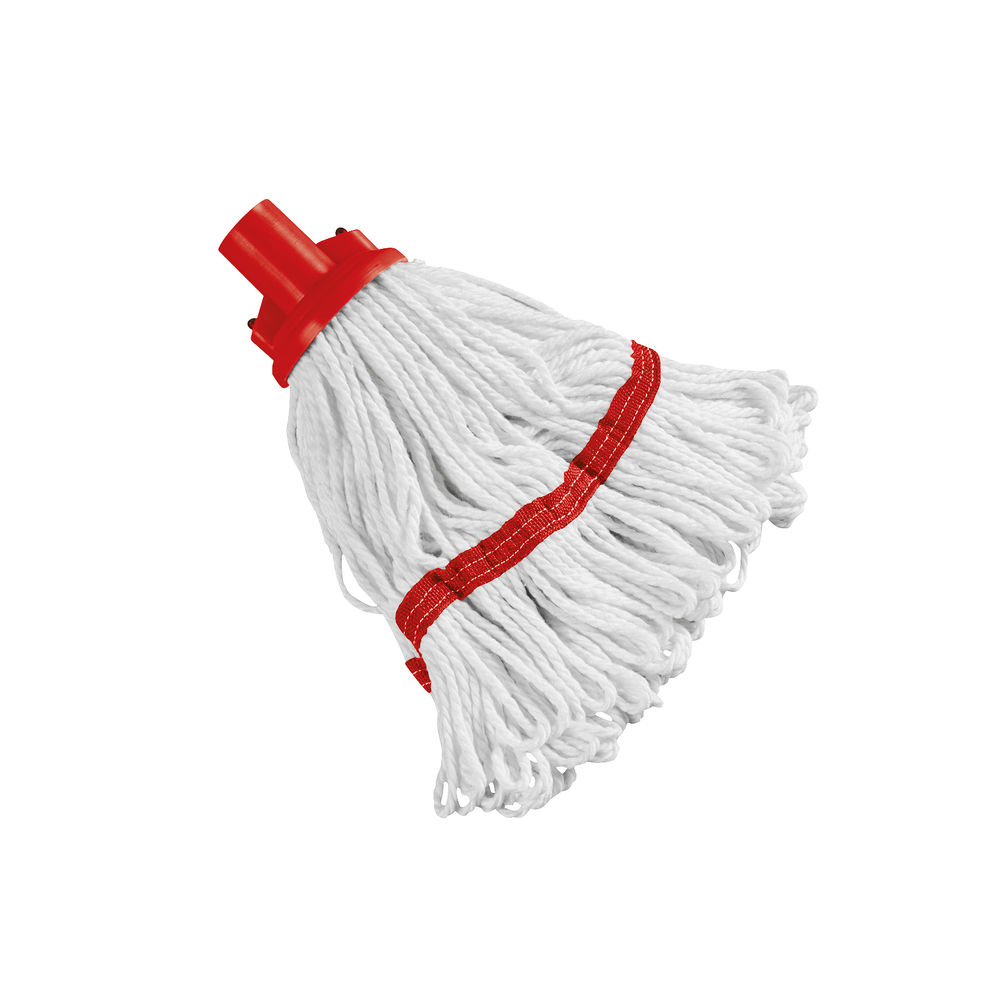 Red 180g Hygiene Socket Mop Head