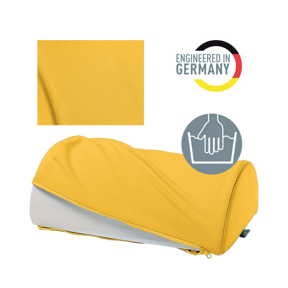 Leitz Ergo Cosy Warm Yellow Desk Foot Rest