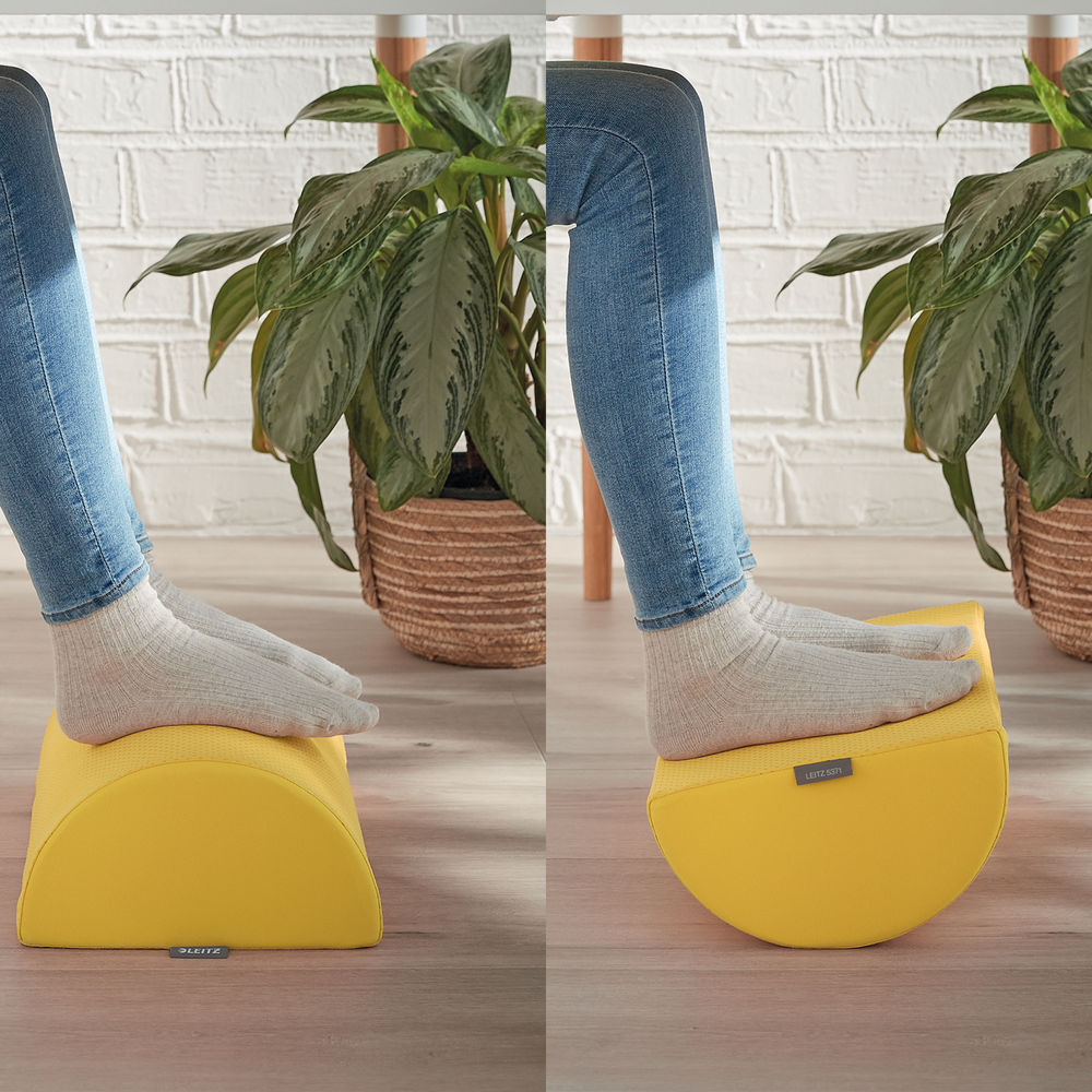 Leitz Ergo Cosy Warm Yellow Desk Foot Rest