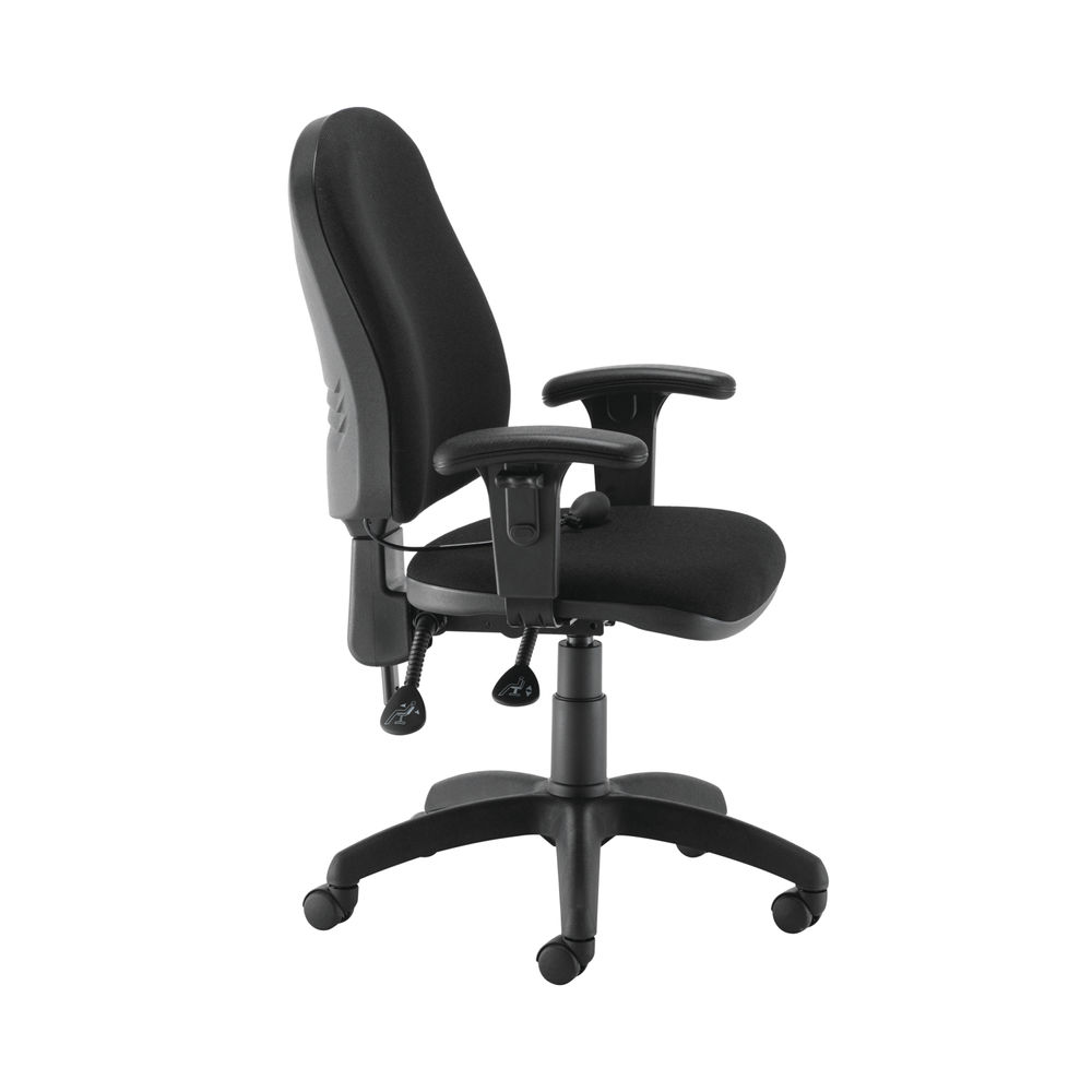 Jemini Intro Charcoal Posture Office Chair with Arms