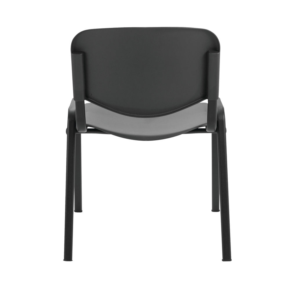 Jemini Charcoal Polypropylene Multipurpose Stacking Chair