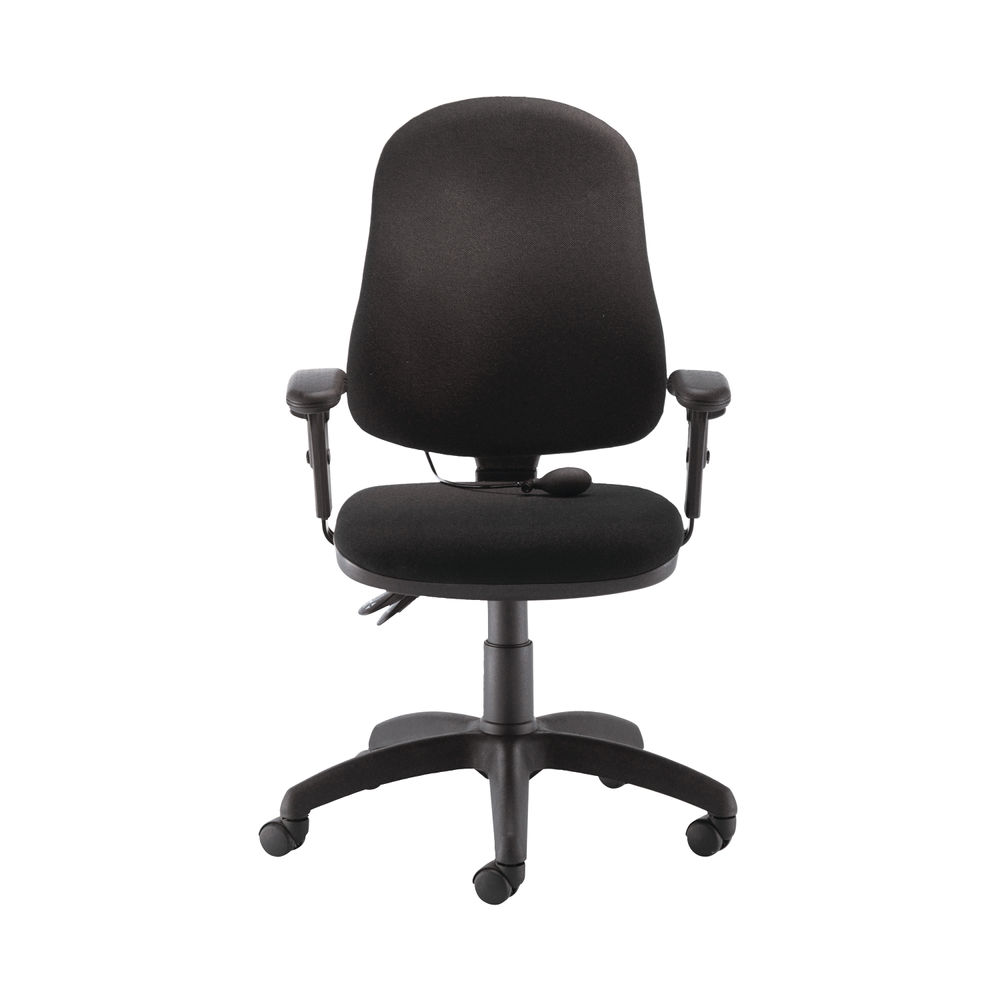 Jemini Intro Charcoal Posture Office Chair with Arms