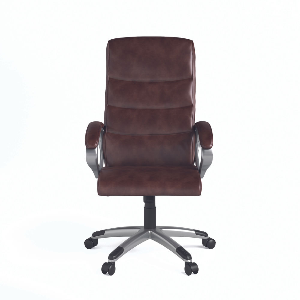 Hampton Leather Office Chair Brown