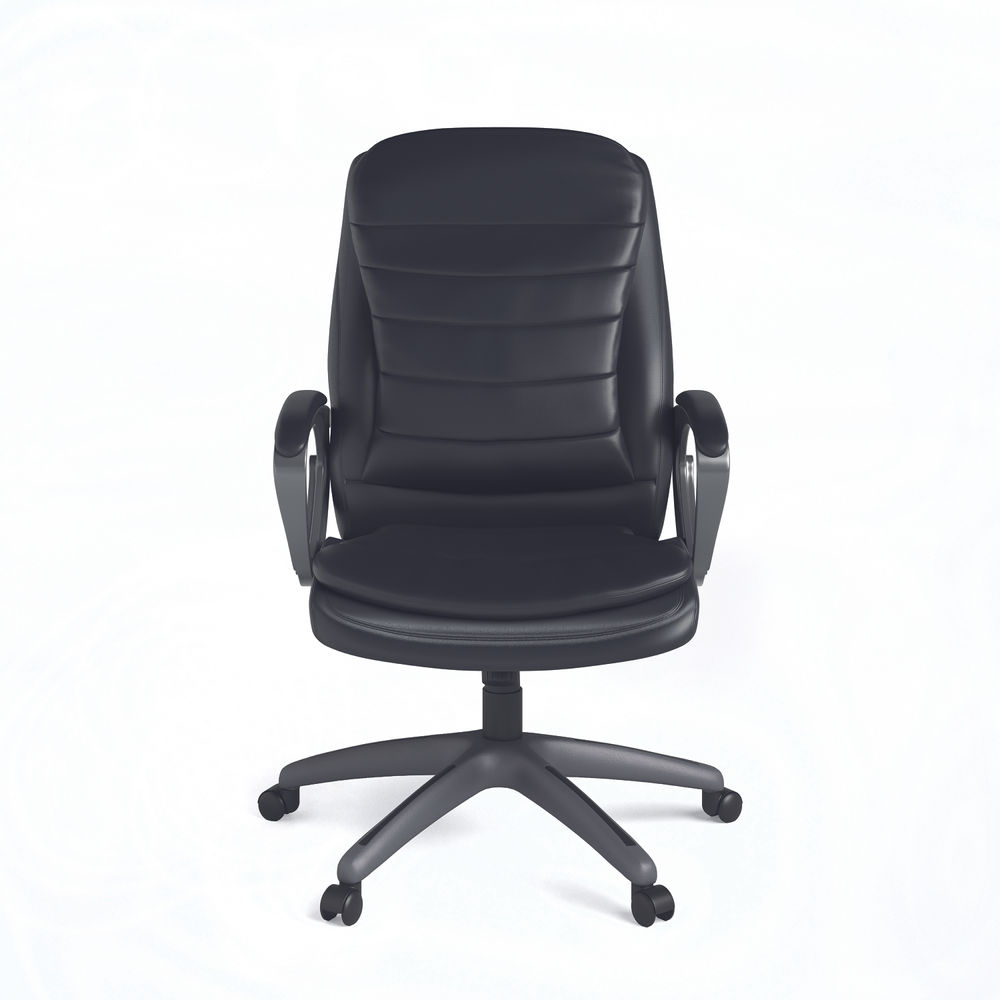 Mayfield Leather Office Chair Black