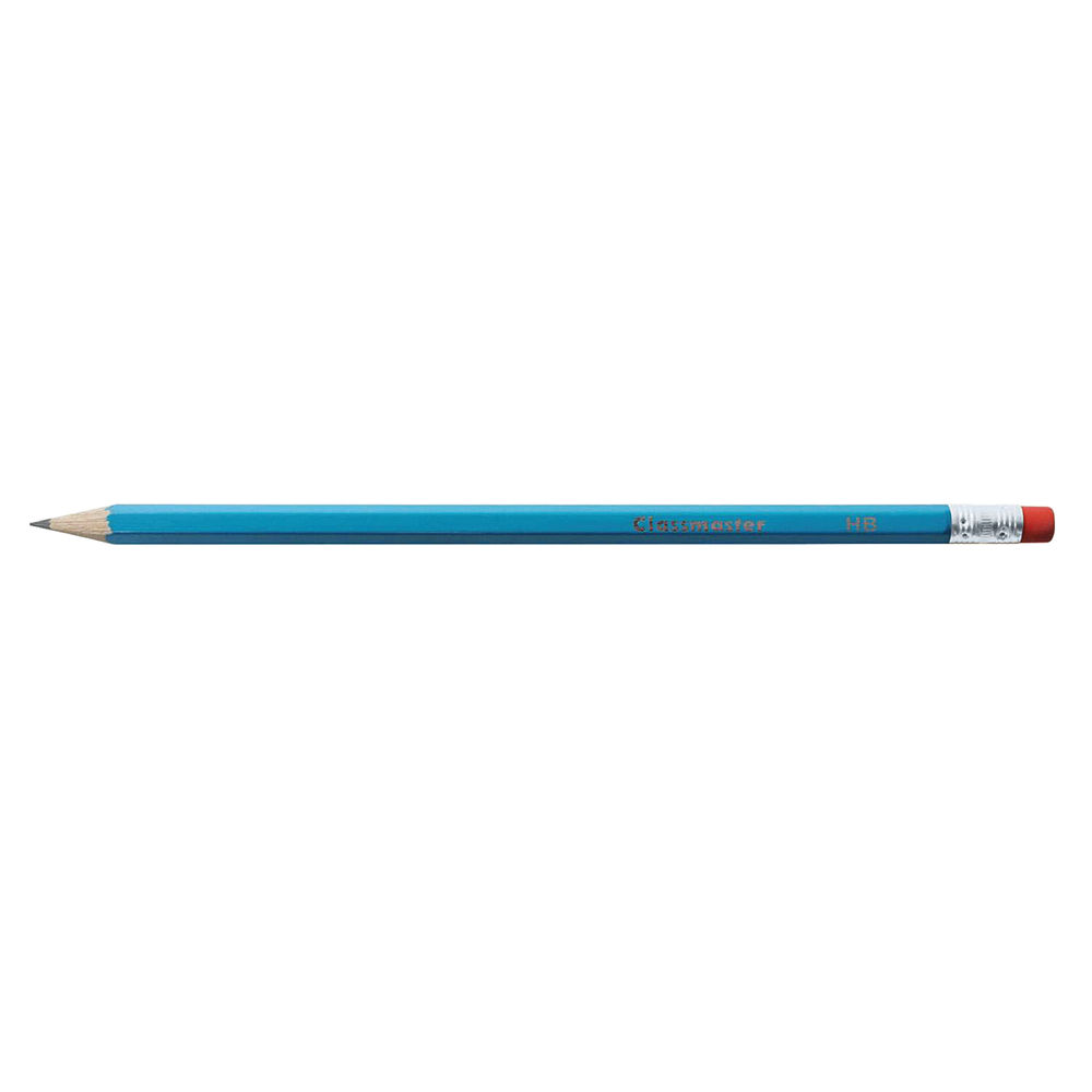 Classmaster HB Pencils with Eraser Tips (Pack of 144)