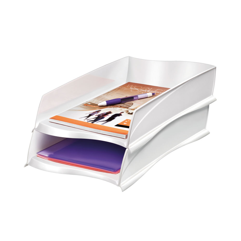 CEP Ellypse Xtra Strong Letter Tray White Single