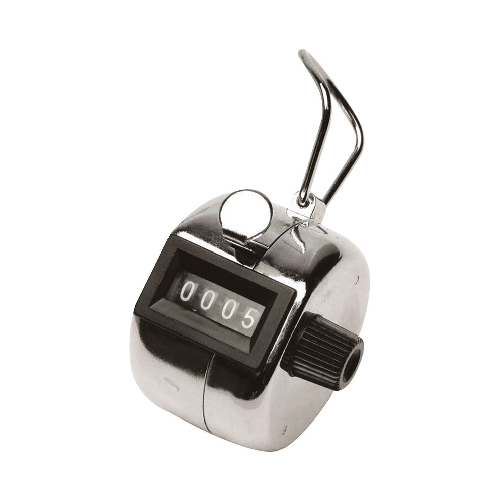 Q-Connect Tally Counter Chrome KF10860