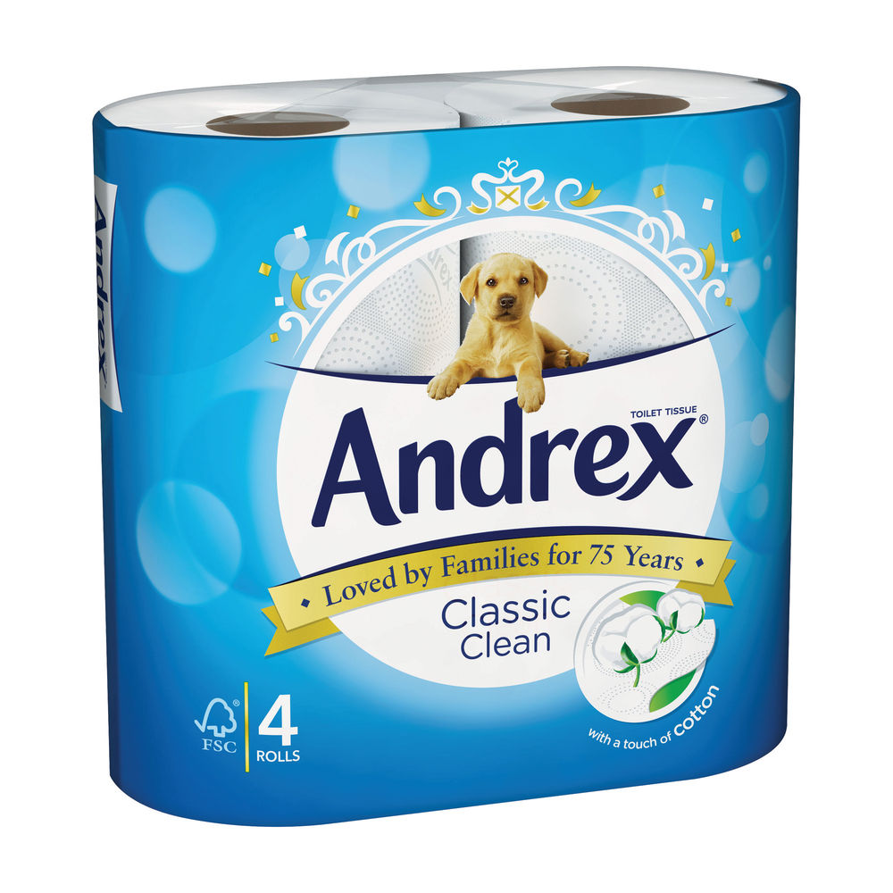 Andrex® Classic Clean Toilet Roll (24 Pack) 4480115