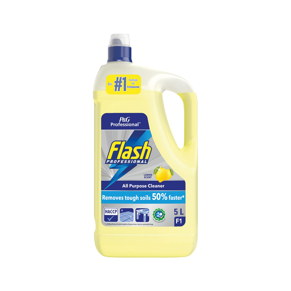 Flash Multi Surface and Floor Cleaner Lemon 5 Litre 5413149200111