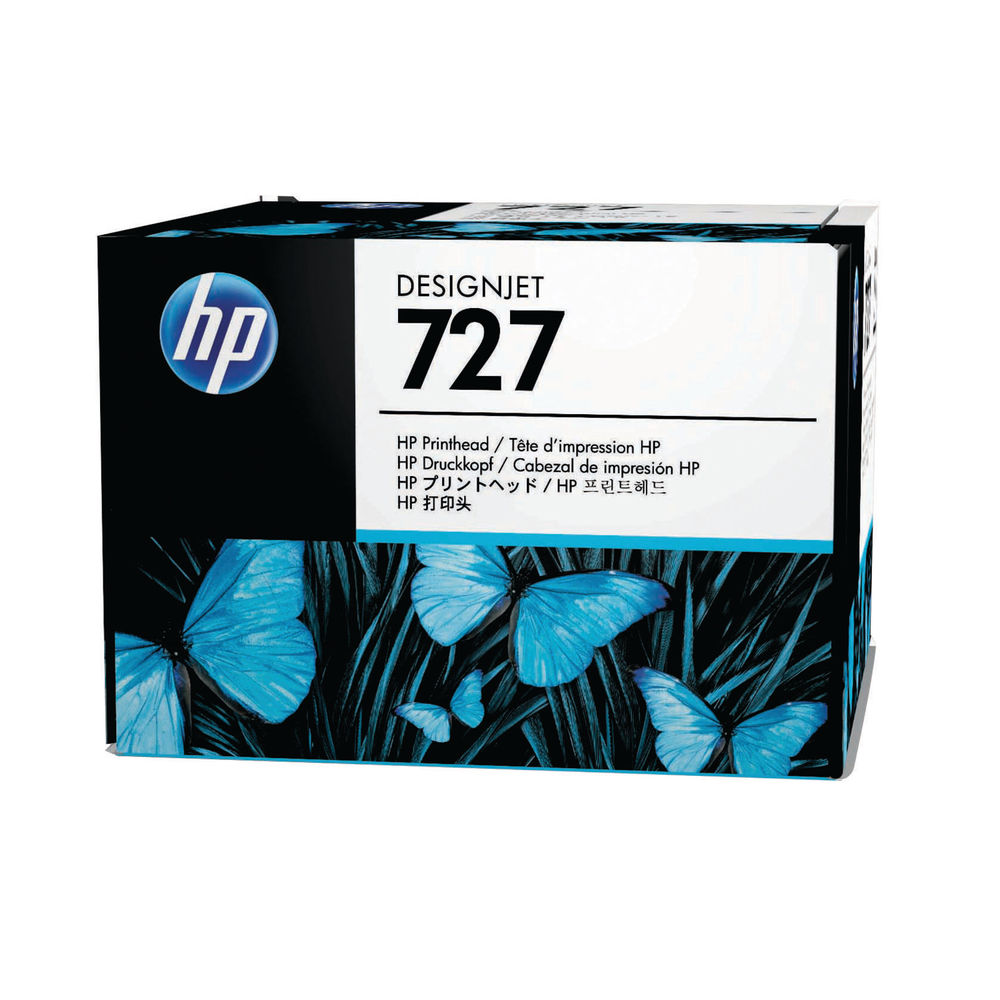 HP 727 DesignJet Printhead Matte Black/Photo Black/Grey/CMY B3P06A