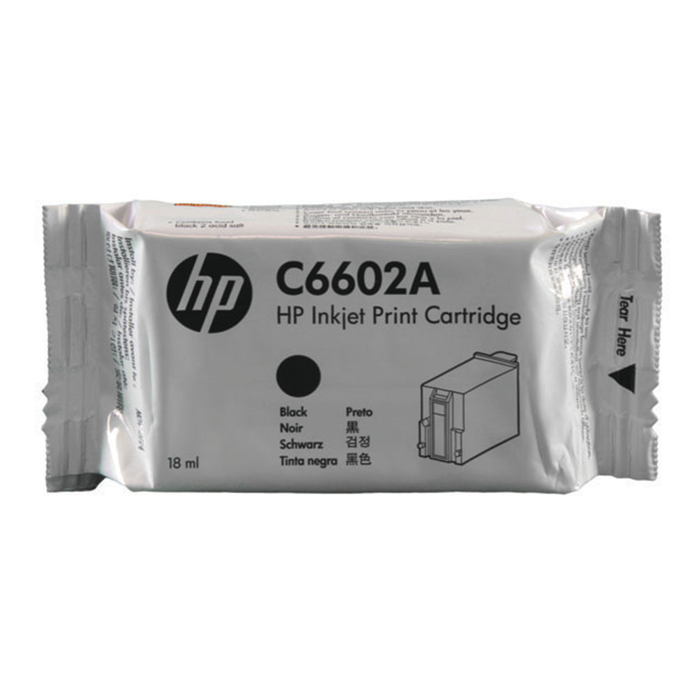 HP Black Thermal Inkjet Cartridge | C6602A