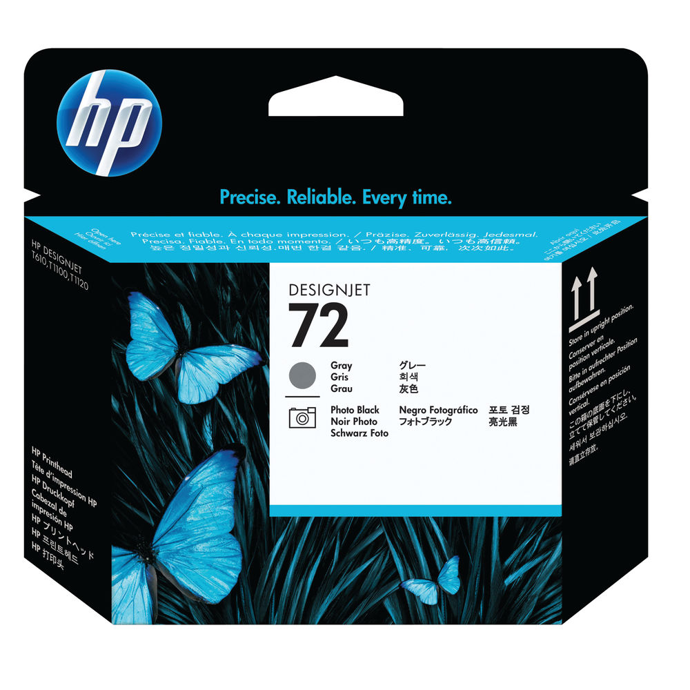 HP 72 Grey and Photo Black Printhead Cartridge | C9380A