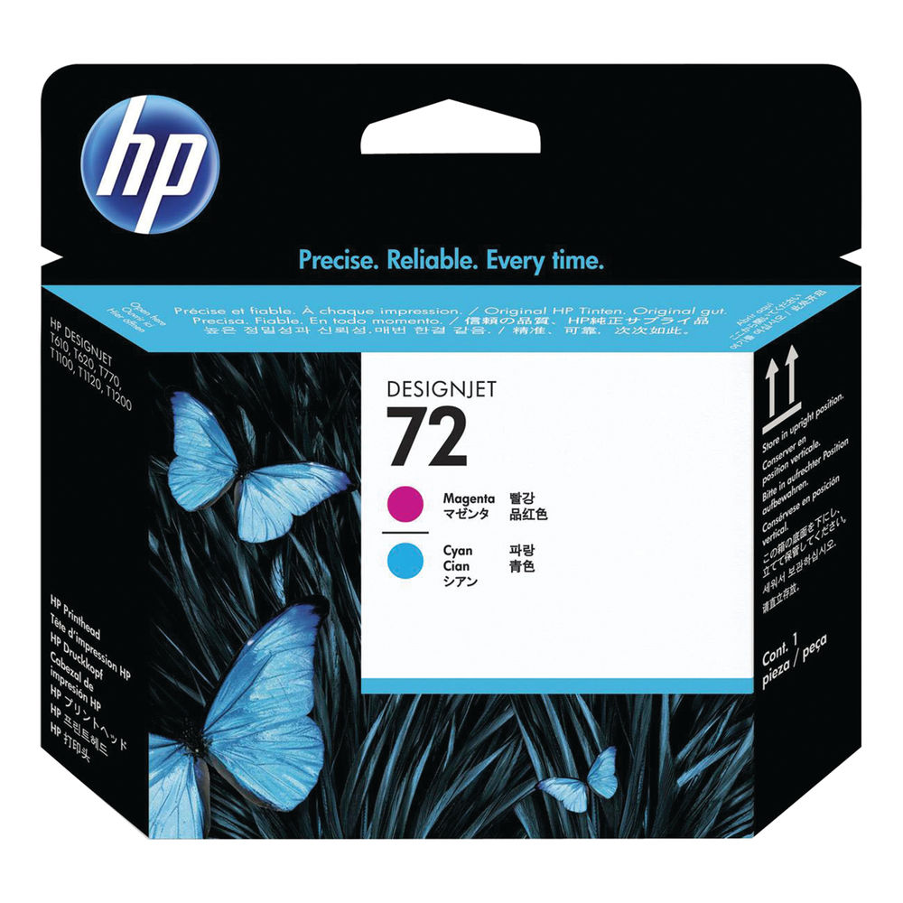 HP 72 Magenta and Cyan Printhead | C9383A