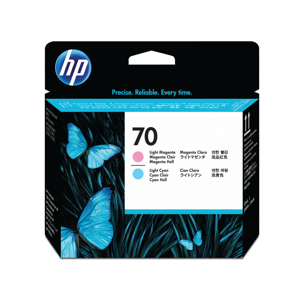 HP 70 Light Cyan And Light Magenta Inkjet Printhead | C9405A