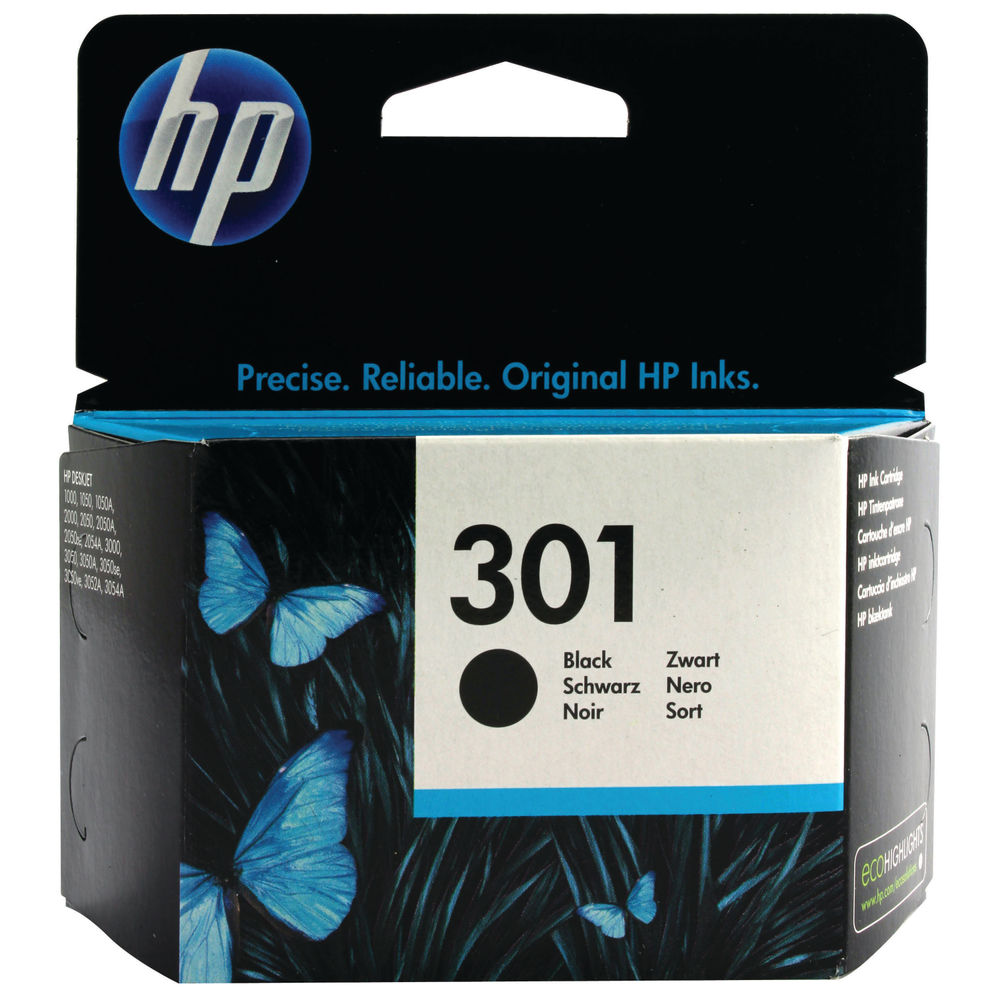 HP 301 Black Ink Cartridge 3ml CH561EE