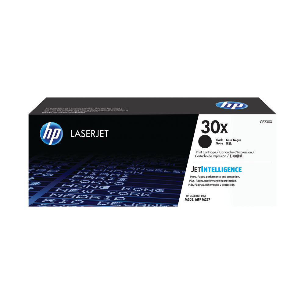 HP 30X High Capacity Black Toner Cartridge | CF230X