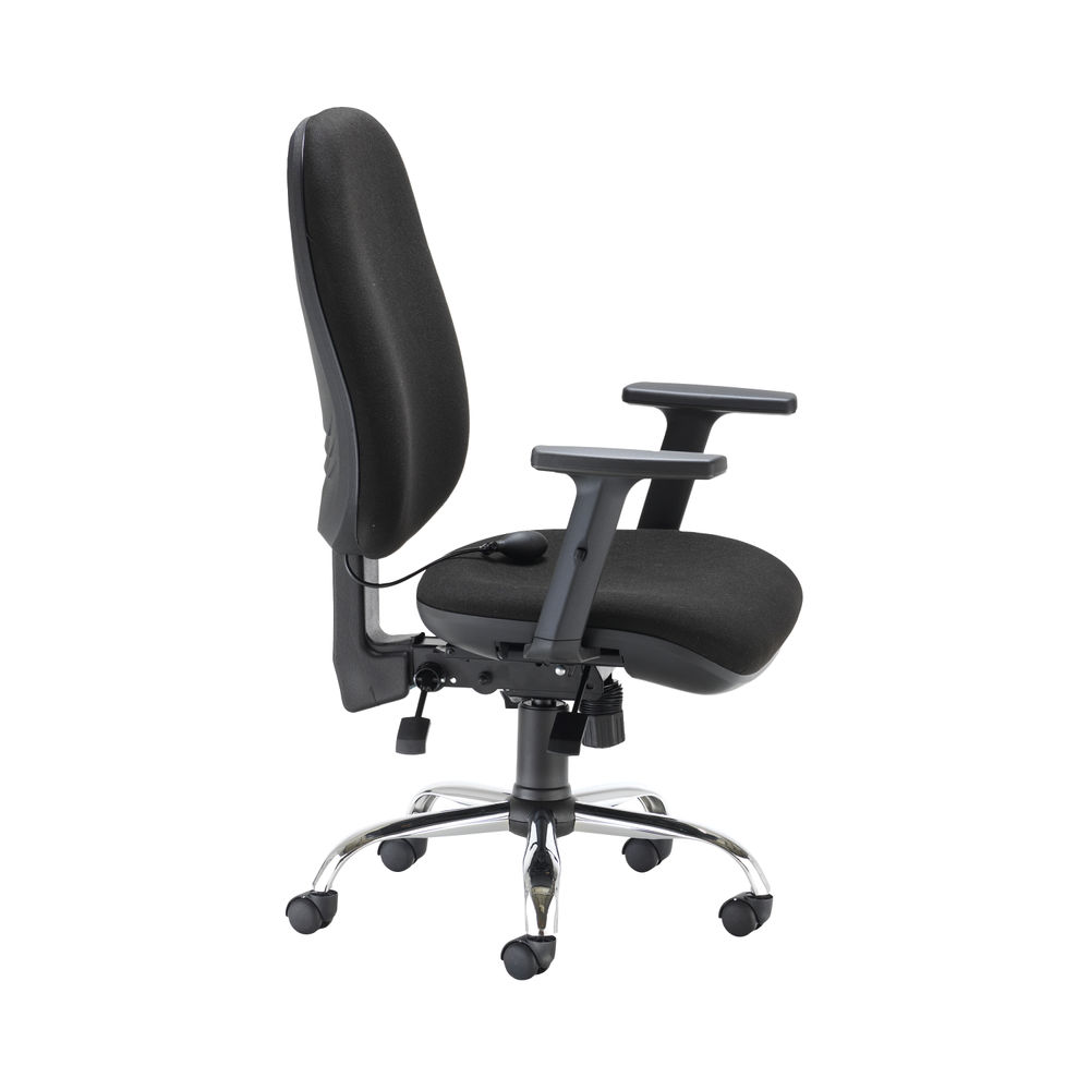 First Arista Aire High Back Ergonomic Operator Chair Black