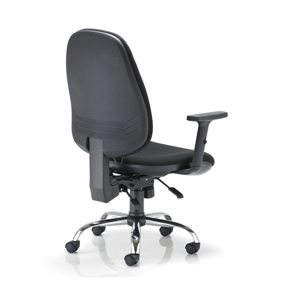 First Arista Aire High Back Ergonomic Operator Chair Black