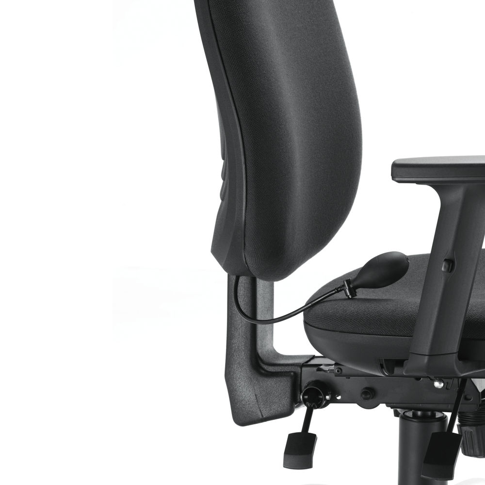 First Arista Aire High Back Ergonomic Operator Chair Black