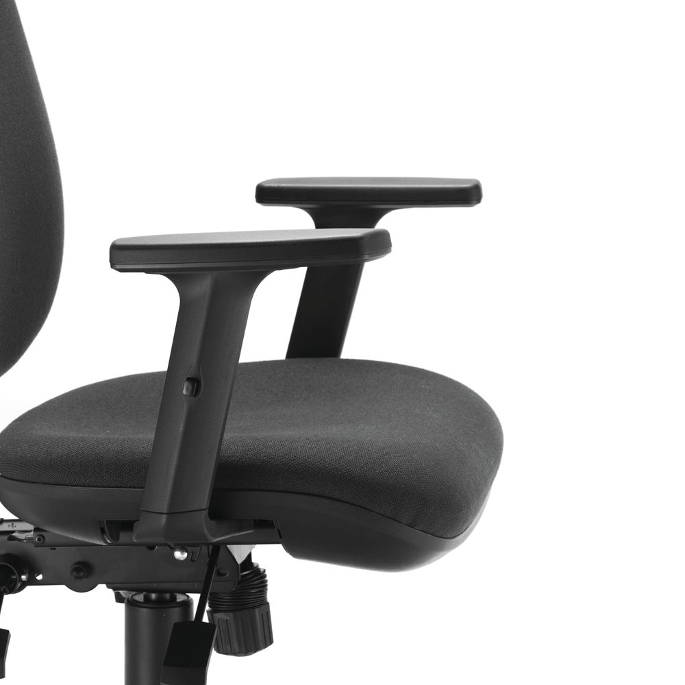 First Arista Aire High Back Ergonomic Operator Chair Black