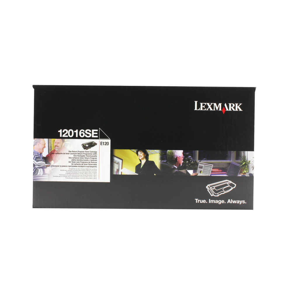Lexmark E120 Black Toner Cartridge - 12016SE