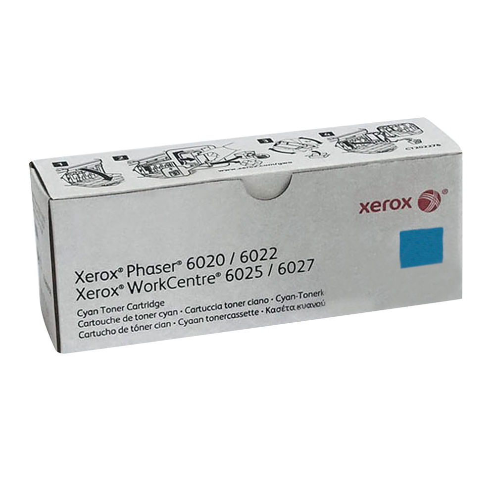 Xerox WorkCentre 6025/6027 Cyan Toner Cartridge - 106R02756