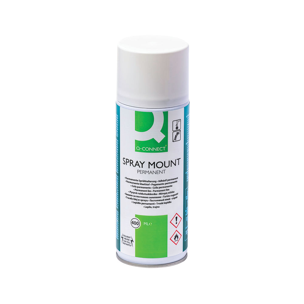 QConnect Spraymount Permanent Adhesive Aerosol 400ml KF11026