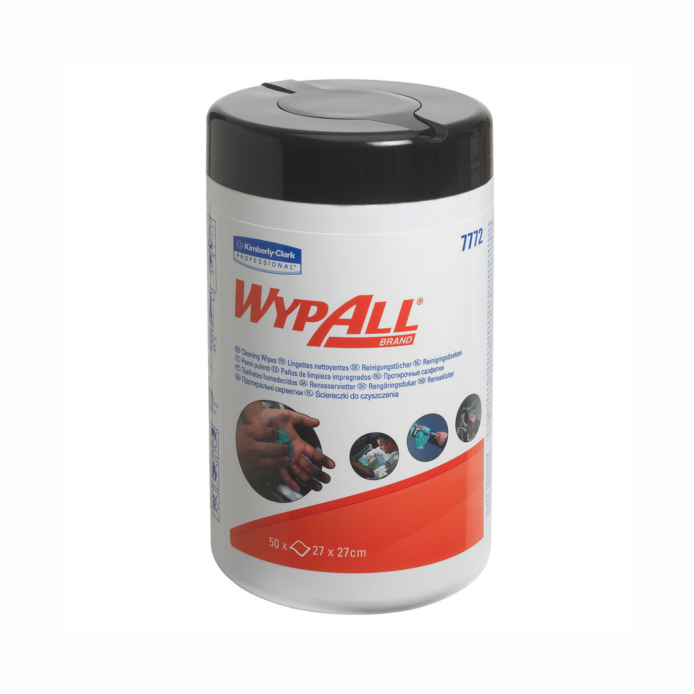 Wypall Multipurpose Cleaning Wipes 1-Ply Green x50 Pack of 6 7772