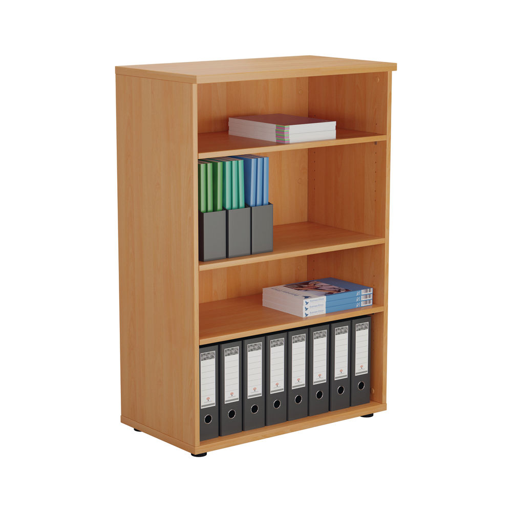 First H1200mm Beech Wooden Bookcase