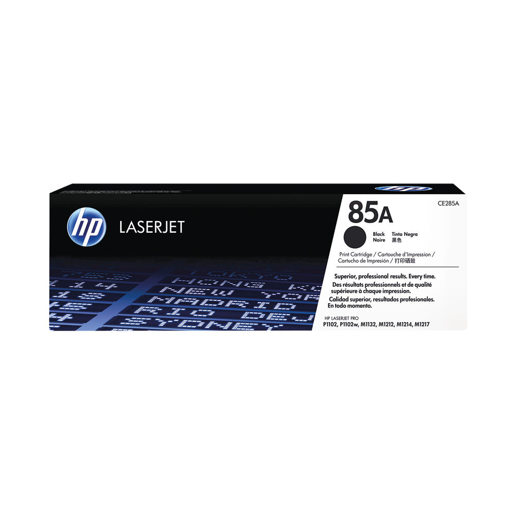 HP 85A Black Laserjet Toner Cartridge | CE285A