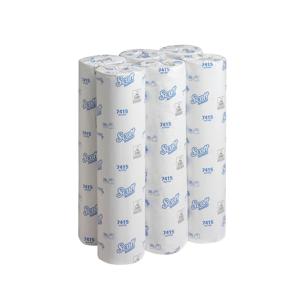 Wypall L20 White Wiper Couch Rolls (Pack of 6)