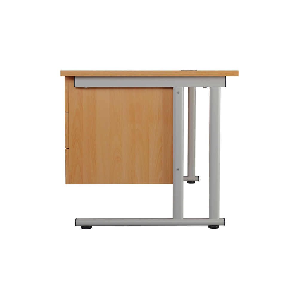 Jemini 655 Beech 3 Drawer Fixed Pedestal