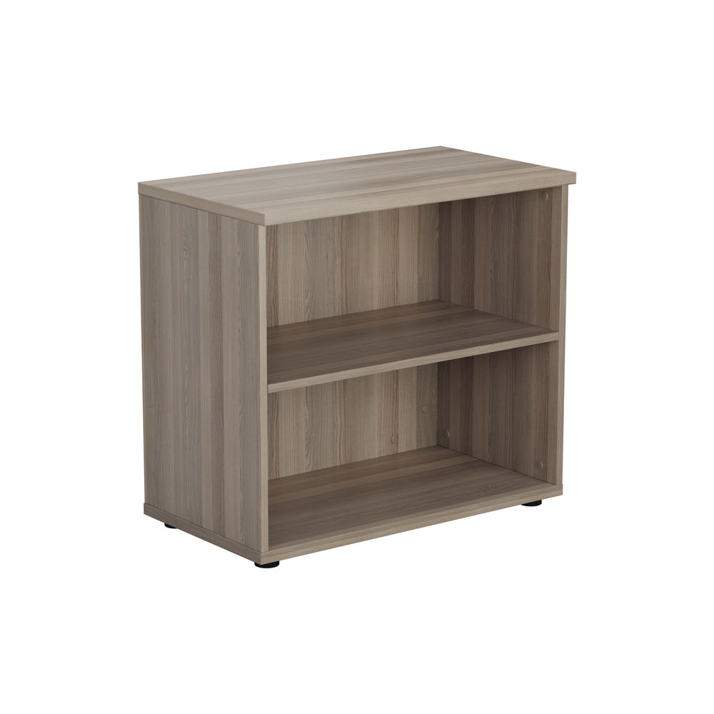 Jemini Wooden Bookcase 800x450x730mm Grey Oak KF811336