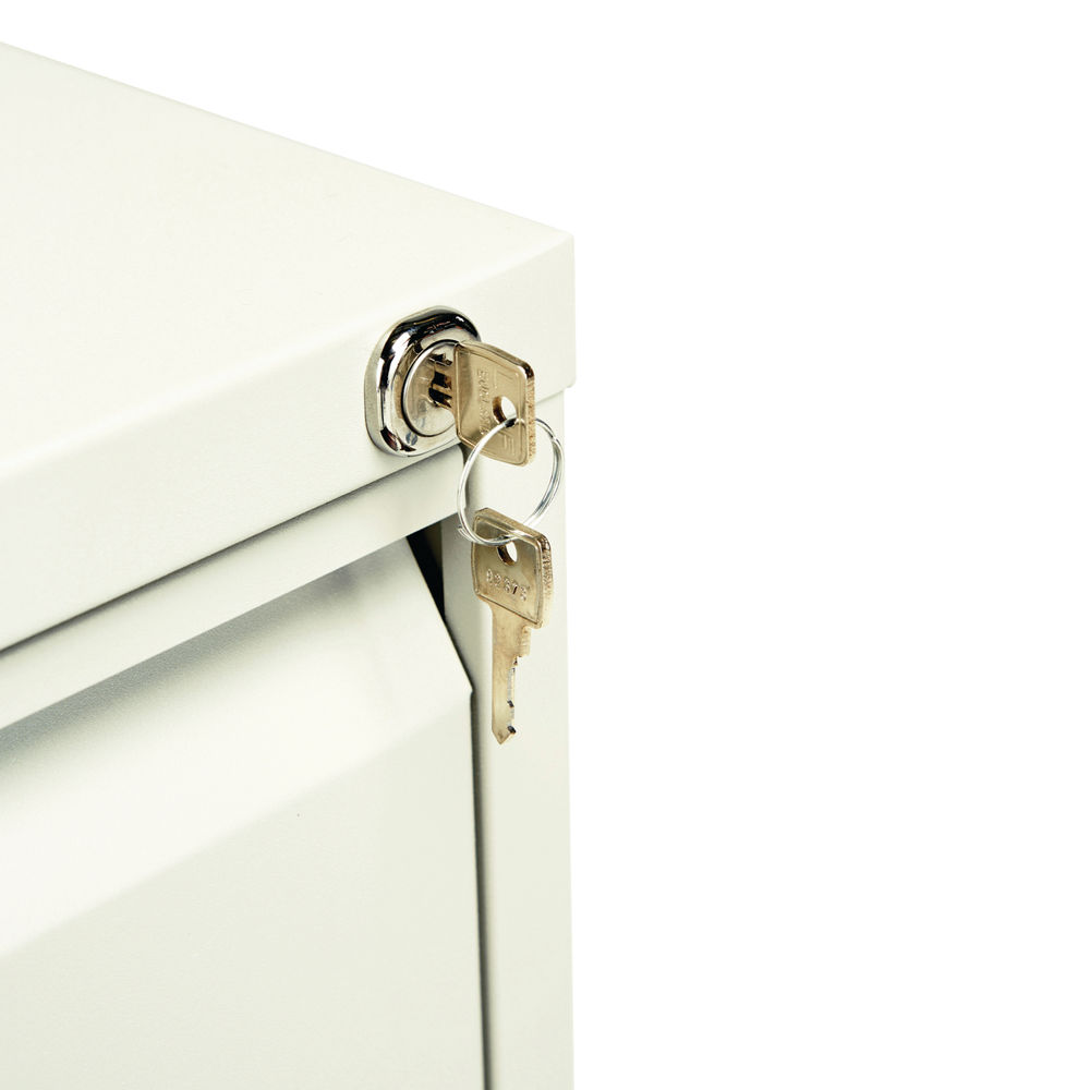 Jemini H1016mm White 3 Drawer Filing Cabinet