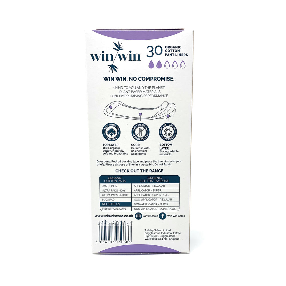 Win Win Sustainable Pant Liners (Pack of 12)