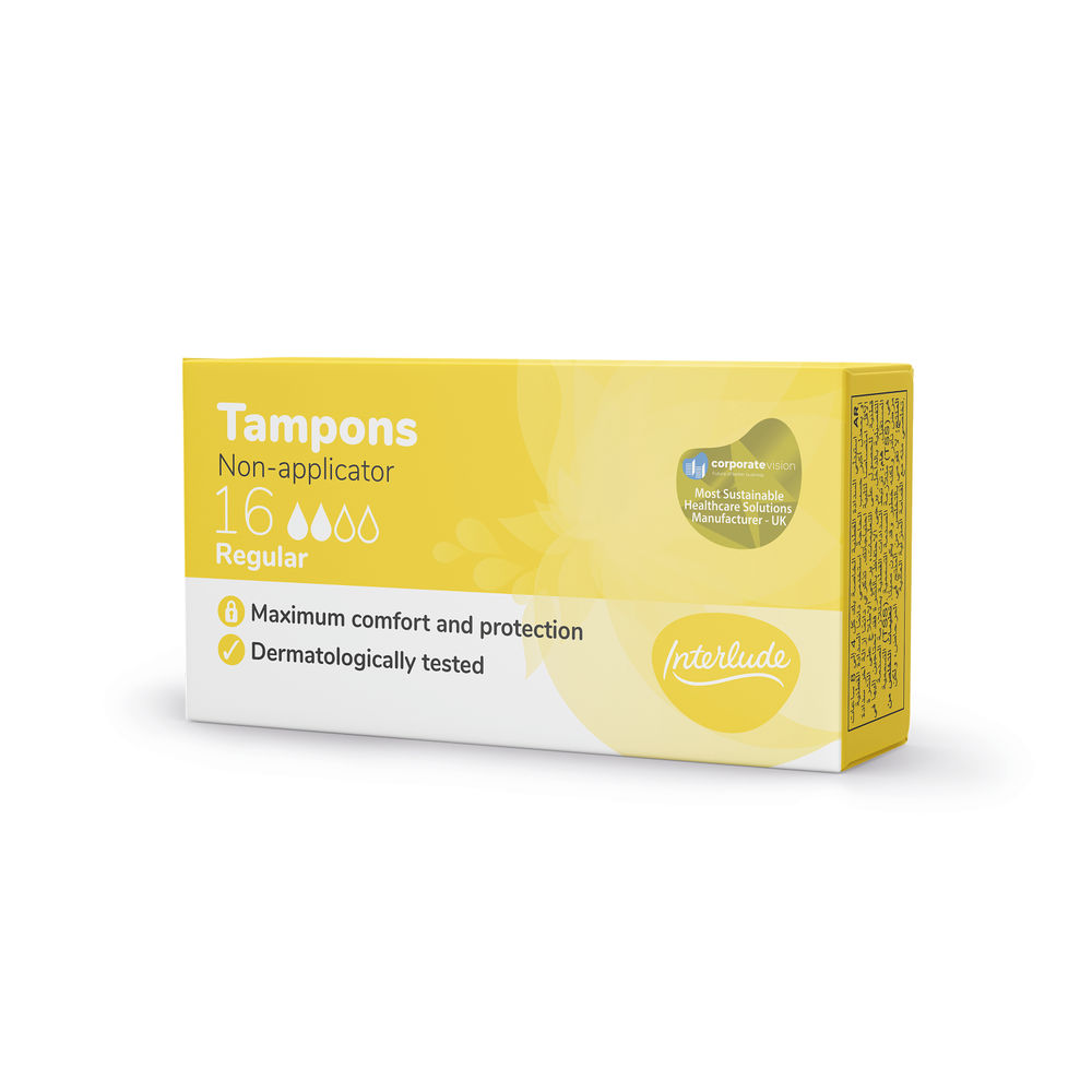 Interlude Digital Tampons Regular Pack 16 (Pack of 12)