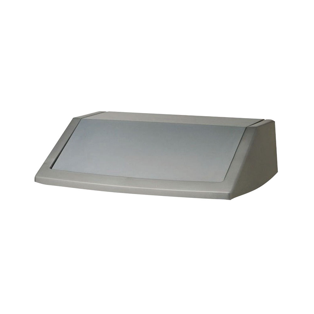 Addis Metallic Grey 60 Litre Flip Top Bin Lid 504895