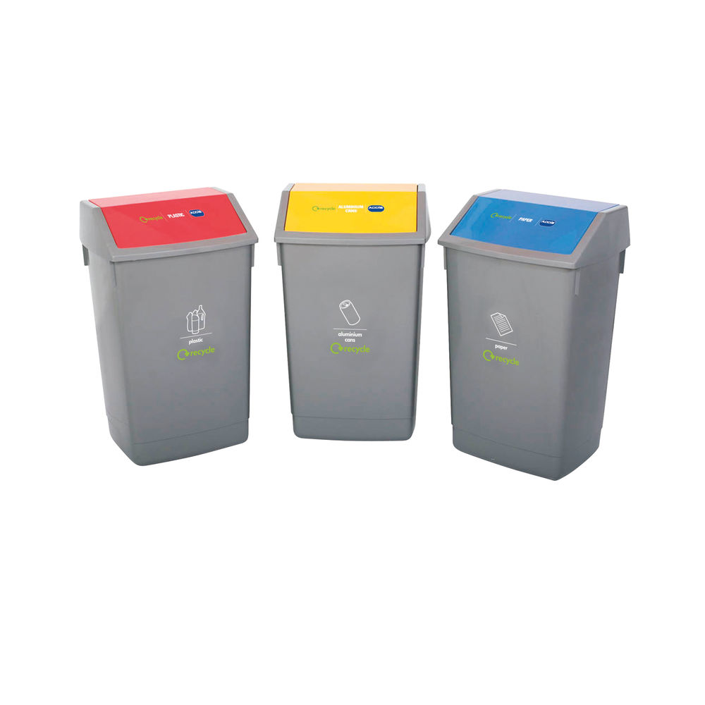 Addis Recycling Bin Kit (3 Pack) 505575/505574