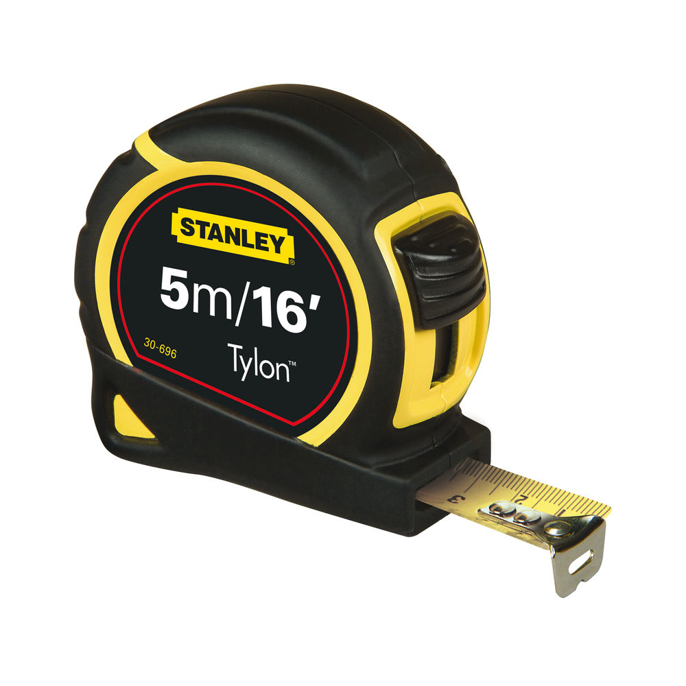 Stanley Retractable Tape Measure with Belt Clip 5 Metre 0-30-696