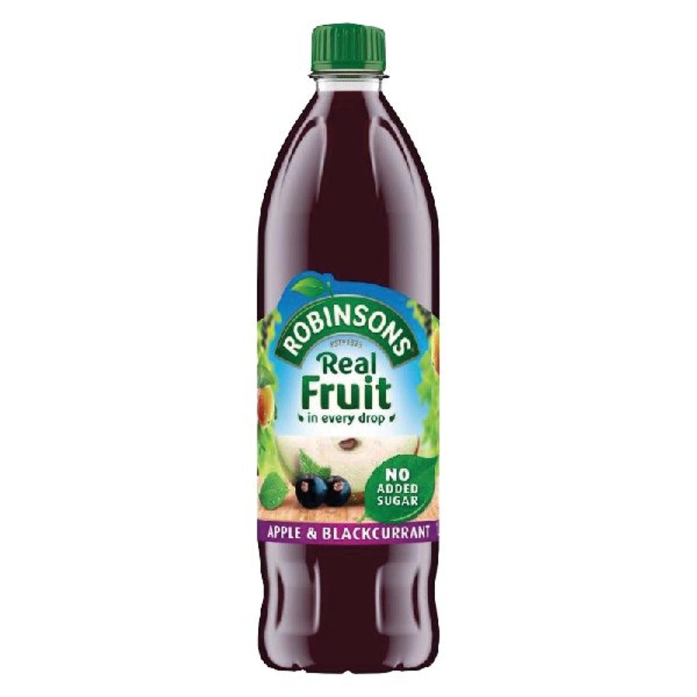 Robinsons 1 Litre No Added Sugar Apple and Blackcurrant Squash - 402013