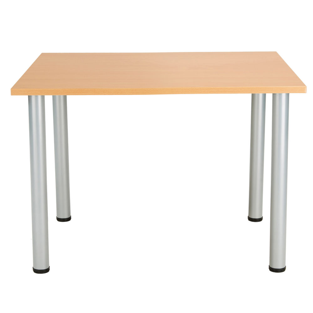 Jemini 1200x800mm Beech Rectangular Meeting Table