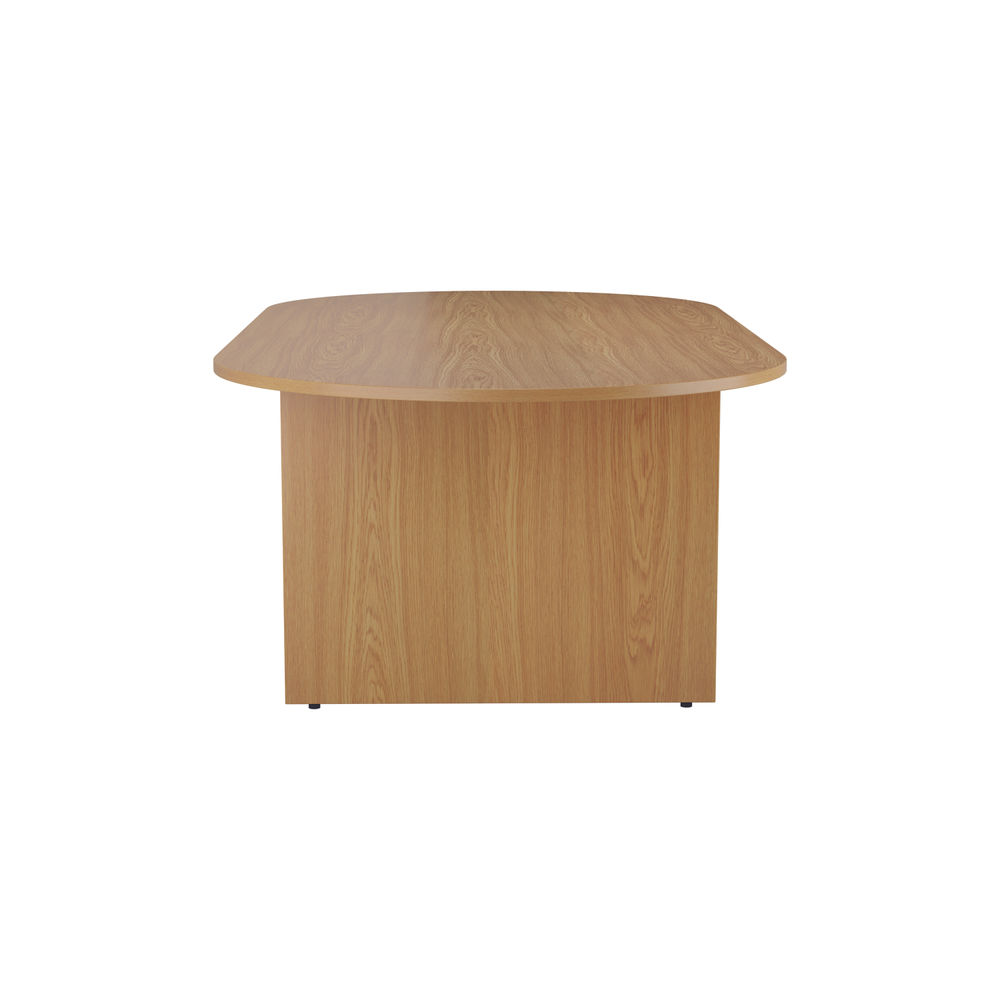 Jemini 2400x1200mm Nova Oak D-End Meeting Table