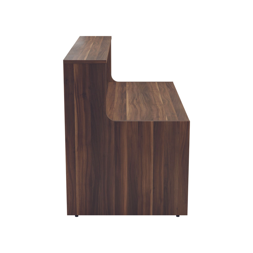 Jemini 1600x800mm Dark Walnut Reception Unit