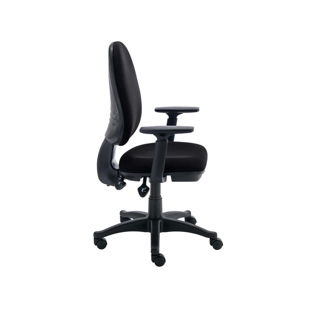 Astin Nesta Operator Chair with Adjustable Arms 590x900x1050mm Black